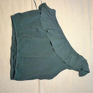 SHEIN Asymmetrical Green Top